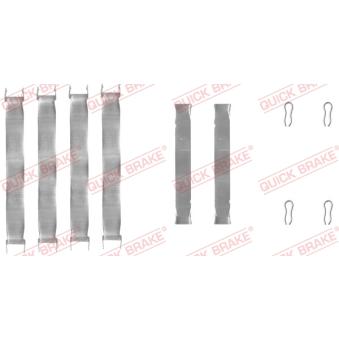 Kit d'accessoires, plaquette de frein à disque QUICK BRAKE 109-0937 pour AUDI Q7 1.1 - 45cv