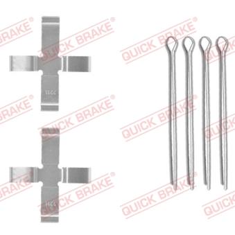 Kit d'accessoires, plaquette de frein à disque QUICK BRAKE 109-0949 Kit d'accessoires, plaquette de frein à disque QUICK BRAKE 109-0949