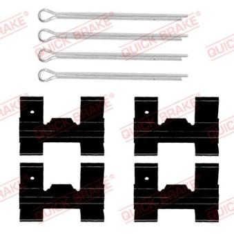 Kit d'accessoires, plaquette de frein à disque QUICK BRAKE 109-0951 pour FORD TRANSIT 2.0 - 78cv