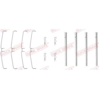 Kit d'accessoires, plaquette de frein à disque QUICK BRAKE [109-0965]