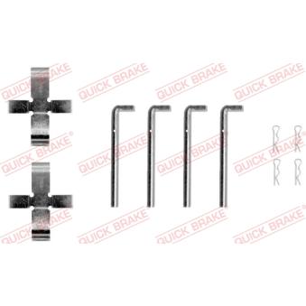 Kit d'accessoires, plaquette de frein à disque QUICK BRAKE 109-0968