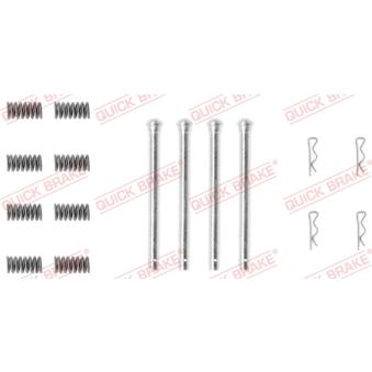 Kit d'accessoires, plaquette de frein à disque QUICK BRAKE [109-0970]