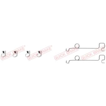 Kit d'accessoires, plaquette de frein à disque QUICK BRAKE 109-0994