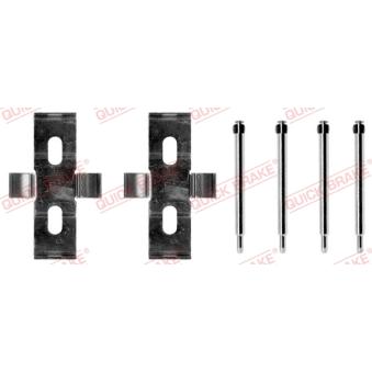 Kit d'accessoires, plaquette de frein à disque QUICK BRAKE [109-1007]