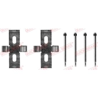 Kit d'accessoires, plaquette de frein à disque QUICK BRAKE 109-1009 pour MERCEDES-BENZ CLASSE S 420 SE.SEL - 231cv