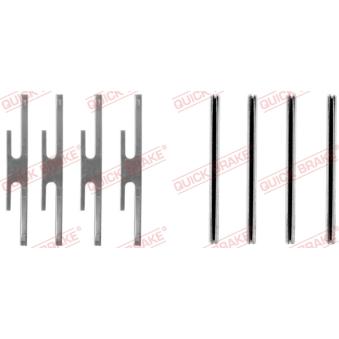 Kit d'accessoires, plaquette de frein à disque QUICK BRAKE 109-1012