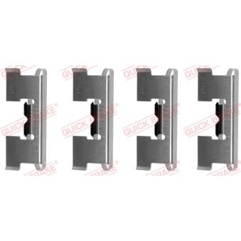 Kit d'accessoires, plaquette de frein à disque QUICK BRAKE 109-1017