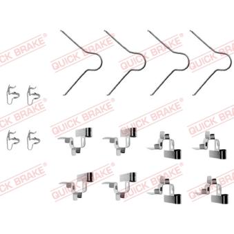 Kit d'accessoires, plaquette de frein à disque QUICK BRAKE 109-1030 pour SUBARU FORESTER 1.6 - 110cv