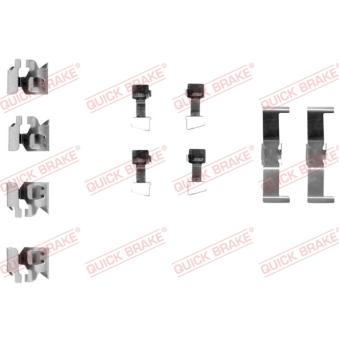 Kit d'accessoires, plaquette de frein à disque QUICK BRAKE 109-1034