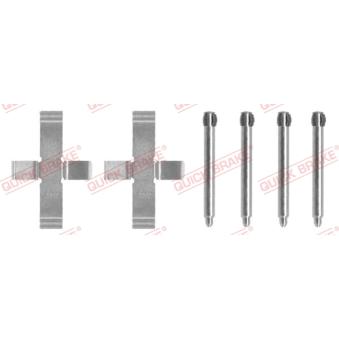 Kit d'accessoires, plaquette de frein à disque QUICK BRAKE 109-1046 pour MAZDA XEDOS E 320 - 220cv