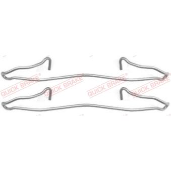 Kit d'accessoires, plaquette de frein à disque QUICK BRAKE [109-1057]