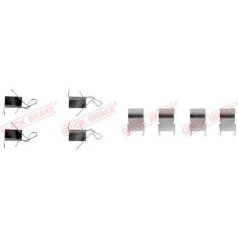 Kit d'accessoires, plaquette de frein à disque QUICK BRAKE [109-1060]