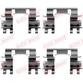 Kit d'accessoires, plaquette de frein à disque QUICK BRAKE 109-1087