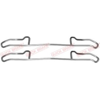 Kit d'accessoires, plaquette de frein à disque QUICK BRAKE 109-1100 pour OPEL CORSA 2.0 - 110cv