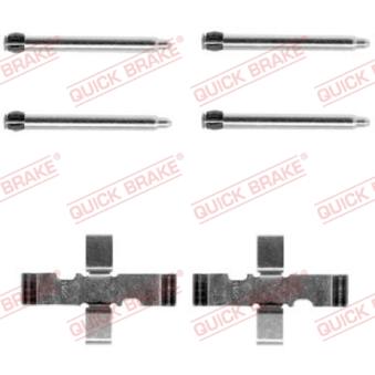 Kit d'accessoires, plaquette de frein à disque QUICK BRAKE 109-1101 pour KIA SEPHIA 1.8 i 16V - 112cv