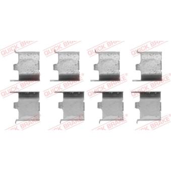 Kit d'accessoires, plaquette de frein à disque QUICK BRAKE 109-1132