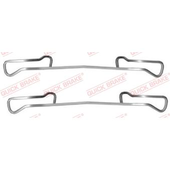 Kit d'accessoires, plaquette de frein à disque QUICK BRAKE 109-1150 pour MAZDA 323 1.9 D - 70cv