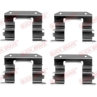 Kit d'accessoires, plaquette de frein à disque QUICK BRAKE 109-1182 pour KIA MAGENTIS 2.0 - 136cv
