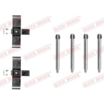 Kit d'accessoires, plaquette de frein à disque QUICK BRAKE 109-1195 pour FORD TRANSIT E 500 - 320cv