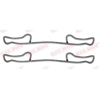 Kit d'accessoires, plaquette de frein à disque QUICK BRAKE 109-1200 pour MERCEDES-BENZ SPRINTER 313 CDI - 129cv
