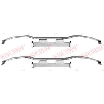Kit d'accessoires, plaquette de frein à disque QUICK BRAKE 109-1213 pour MERCEDES-BENZ SPRINTER 313 CDI - 129cv