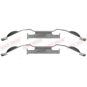 Kit d'accessoires, plaquette de frein à disque QUICK BRAKE 109-1221 pour SMART FORFOUR 1.6 Ti - 110cv Kit d'accessoires, plaquette de frein à disque QUICK BRAKE 109-1221 pour SMART FORFOUR 1.6 Ti - 110cv