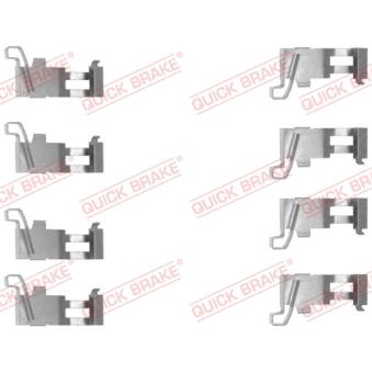 Kit d'accessoires, plaquette de frein à disque QUICK BRAKE 109-1226