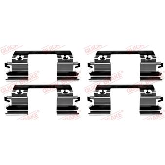 Kit d'accessoires, plaquette de frein à disque QUICK BRAKE 109-1234 pour MAZDA XEDOS E 350 CGI - 292cv