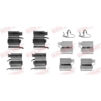 Kit d'accessoires, plaquette de frein à disque QUICK BRAKE [109-1240]