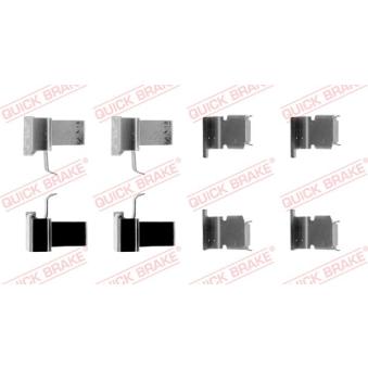 Kit d'accessoires, plaquette de frein à disque QUICK BRAKE [109-1262]