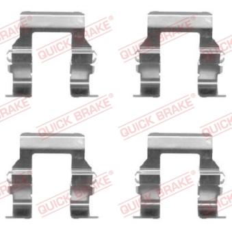 Kit d'accessoires, plaquette de frein à disque QUICK BRAKE [109-1279]