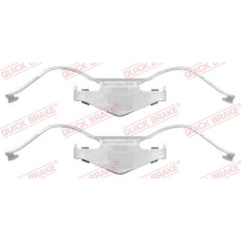 Kit d'accessoires, plaquette de frein à disque QUICK BRAKE 109-1297 pour FORD TRANSIT 1.8 - 110cv
