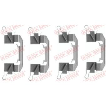 Kit d'accessoires, plaquette de frein à disque QUICK BRAKE [109-1626]