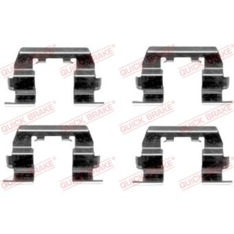 Kit d'accessoires, plaquette de frein à disque QUICK BRAKE [109-1669]