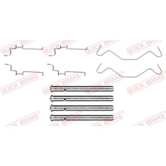 Kit d'accessoires, plaquette de frein à disque QUICK BRAKE [109-1683]