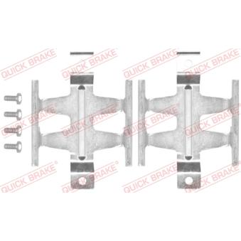 Kit d'accessoires, plaquette de frein à disque QUICK BRAKE 109-1687 pour MERCEDES-BENZ SPRINTER 616 CDI - 156cv