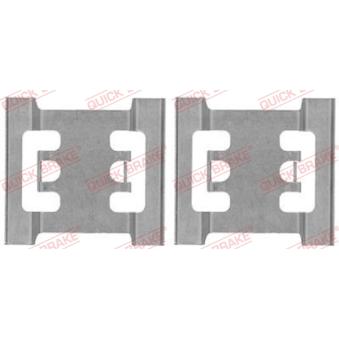 Kit d'accessoires, plaquette de frein à disque QUICK BRAKE 109-1688 pour SUZUKI KIZASHI 2.5 D - 80cv