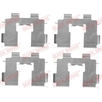 Kit d'accessoires, plaquette de frein à disque QUICK BRAKE 109-1717