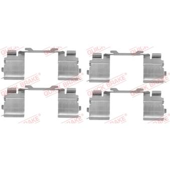 Kit d'accessoires, plaquette de frein à disque QUICK BRAKE [109-1730]