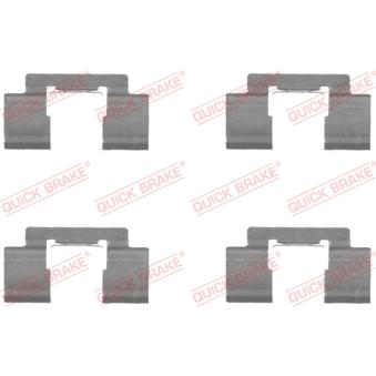 Kit d'accessoires, plaquette de frein à disque QUICK BRAKE [109-1732]