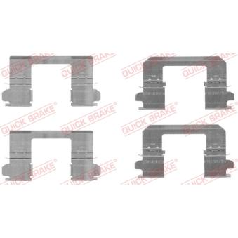 Kit d'accessoires, plaquette de frein à disque QUICK BRAKE [109-1736]