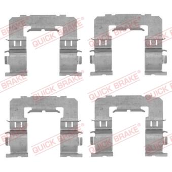 Kit d'accessoires, plaquette de frein à disque QUICK BRAKE [109-1742]