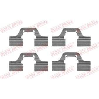 Kit d'accessoires, plaquette de frein à disque QUICK BRAKE [109-1749]