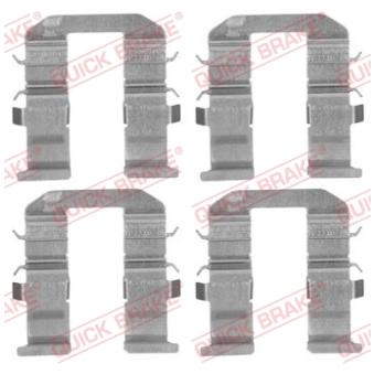 Kit d'accessoires, plaquette de frein à disque QUICK BRAKE [109-1758]