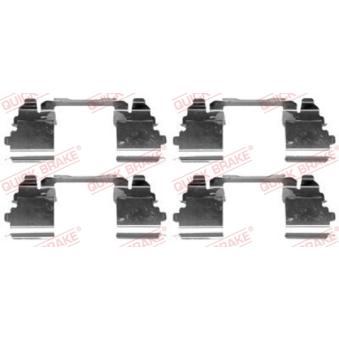 Kit d'accessoires, plaquette de frein à disque QUICK BRAKE 109-1768 pour BMW X3 35S/E. 35C/E - 82cv