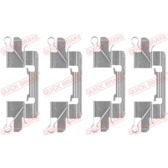 Kit d'accessoires, plaquette de frein à disque QUICK BRAKE [109-1769]