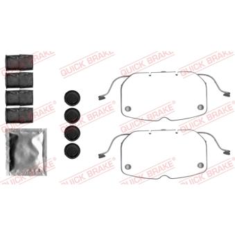 Kit d'accessoires, plaquette de frein à disque QUICK BRAKE 109-1792 pour ALFA ROMEO MITO 3.0sd - 286cv