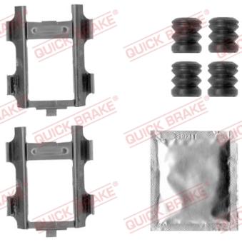 Kit d'accessoires, plaquette de frein à disque QUICK BRAKE 109-1793 pour MERCEDES-BENZ SPRINTER 313 CDI - 129cv