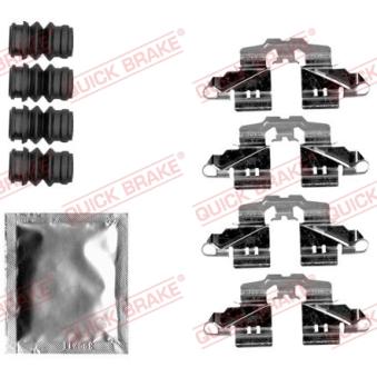 Kit d'accessoires, plaquette de frein à disque QUICK BRAKE 109-1808 pour SUZUKI VITARA 1.4 Hybrid - 129cv