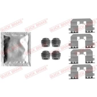 Kit d'accessoires, plaquette de frein à disque QUICK BRAKE [109-1810]
